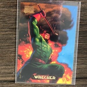 ’94 Marvel Masterpieces trading card: Wrecker #138